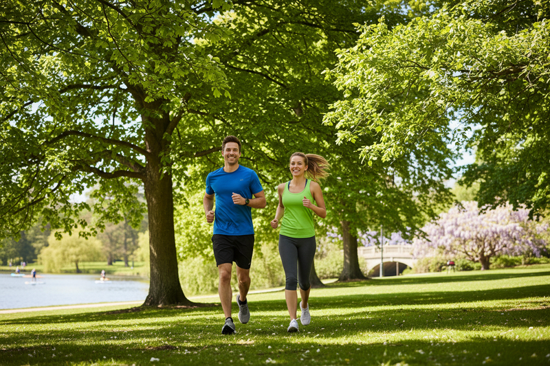 Fitness Collection - Jogging in Park