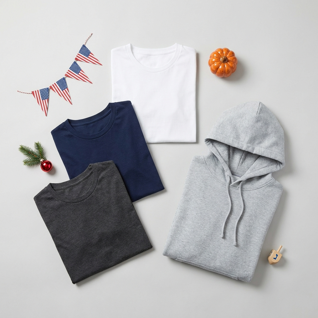 Holiday Apparel collection - mix of holidays