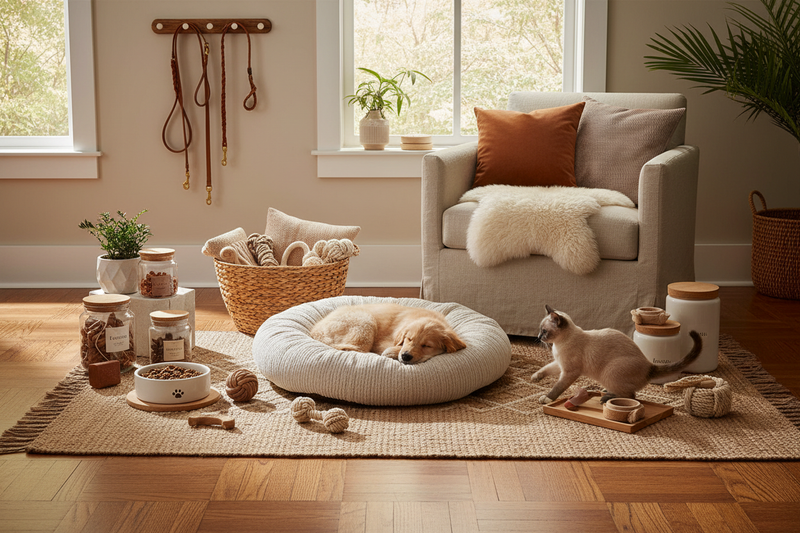 Pet Accessories Home Background