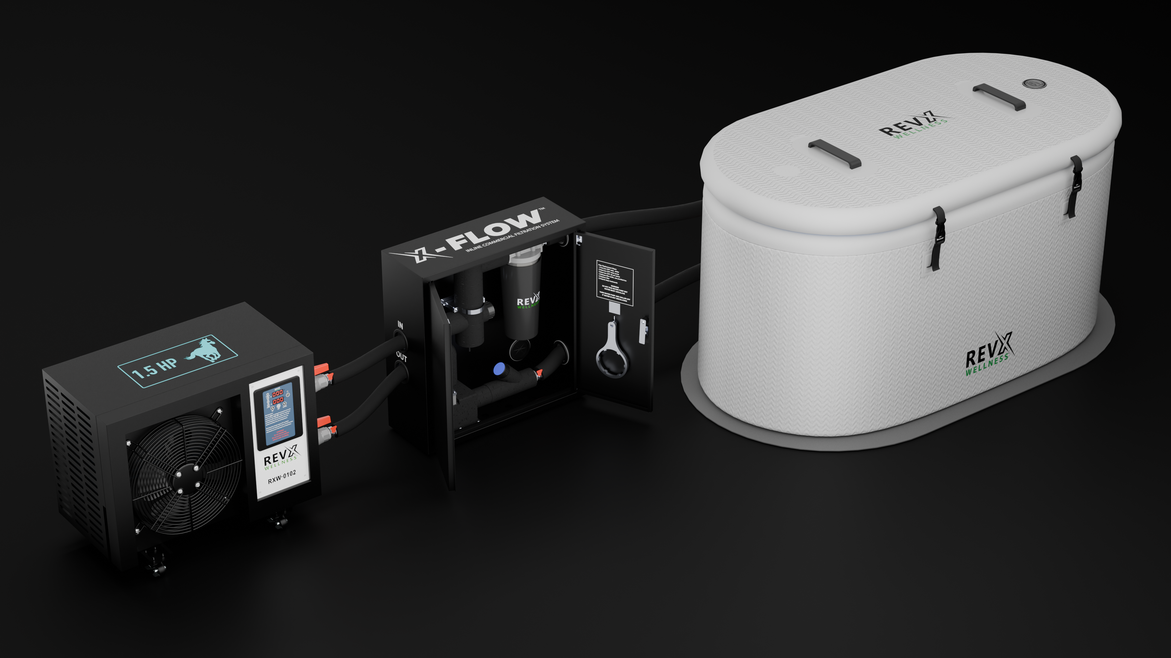 RevX X-FLOW Cold Plunge Filtration System
