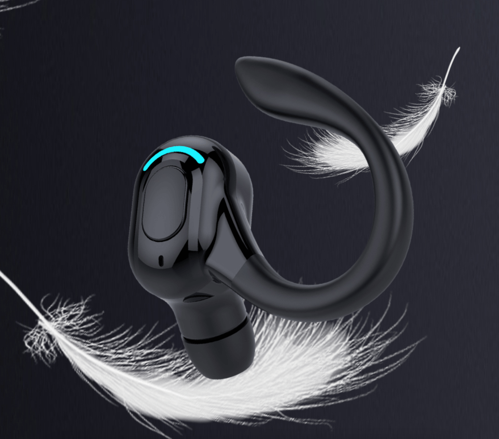 Bluetooth 5.1 Wireless Earbuds With Ear Hook Stereo Headphones by STATESIDE NOVA