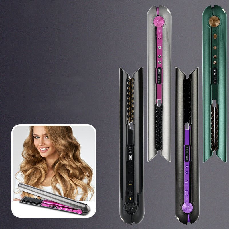 USB-C Rechargeable 2-in-1 Hair Straightener & Curler