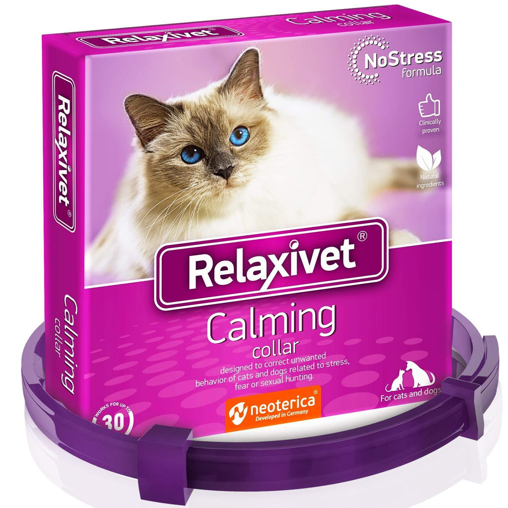 Cat Calming Collar Pheromone Anti Anxiety Relief for Cats by STATESIDE NOVA