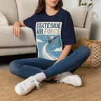 Stateside Air Force T-Shirt — Vintage Military Jet Graphic Tee