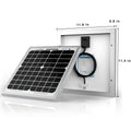 10 watt 12 volt monocrystalline solar panel.