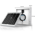 10 watt 12 volt monocrystalline solar panel.