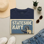 Stateside Navy — Retro Anchor & Dock Graphic Tee