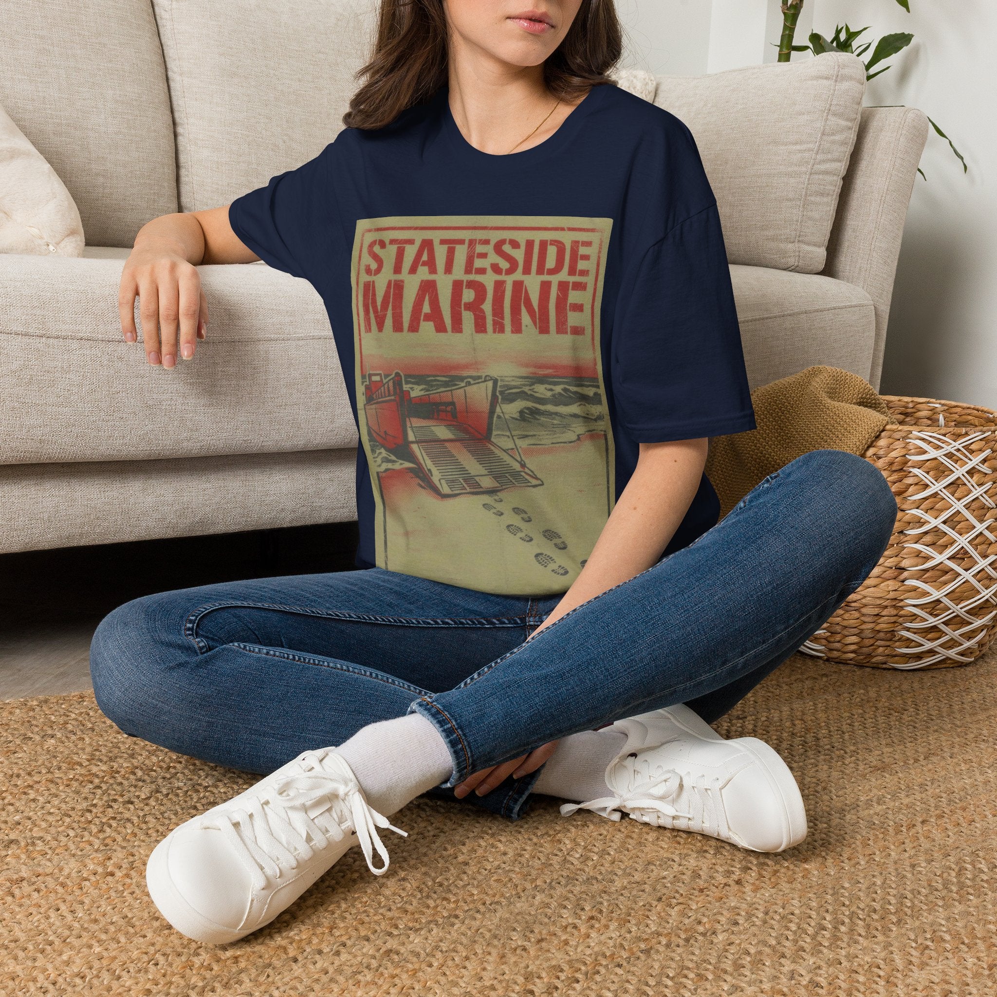 Stateside Marine — Amphibious Landing Vintage Tee