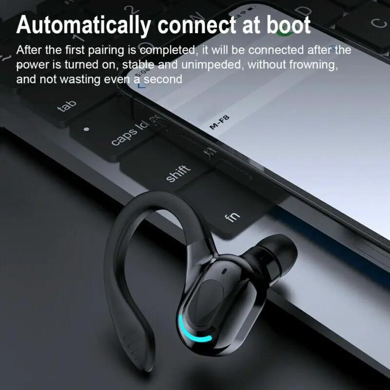 Bluetooth 5.1 Wireless Earbuds With Ear Hook Stereo Headphones by STATESIDE NOVA