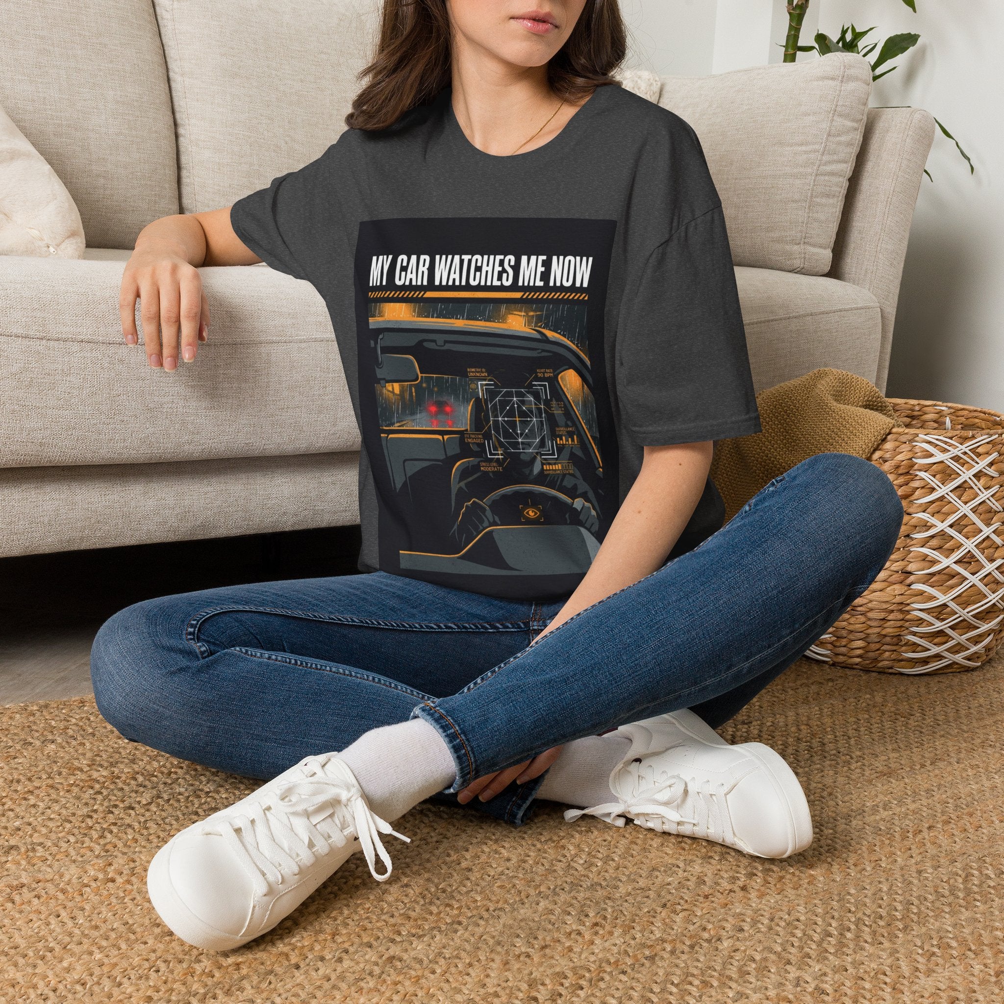My Car Watches Me Now — Vehicle Privacy Awareness Tee