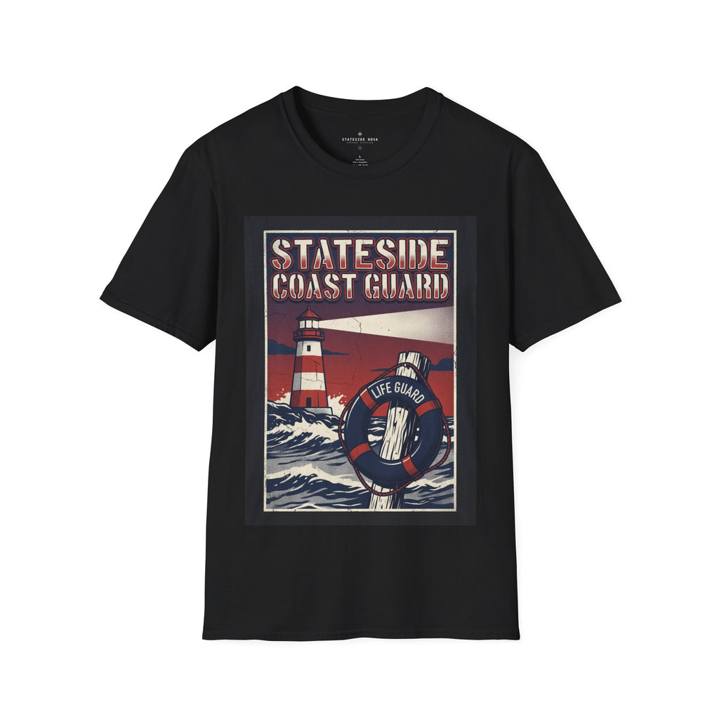 Stateside Coast Guard — Lighthouse & Life Ring Graphic Tee
