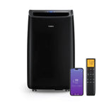 TURBRO Greenland 14,000 BTU WiFi portable air conditioner in black with remote and smartphone app