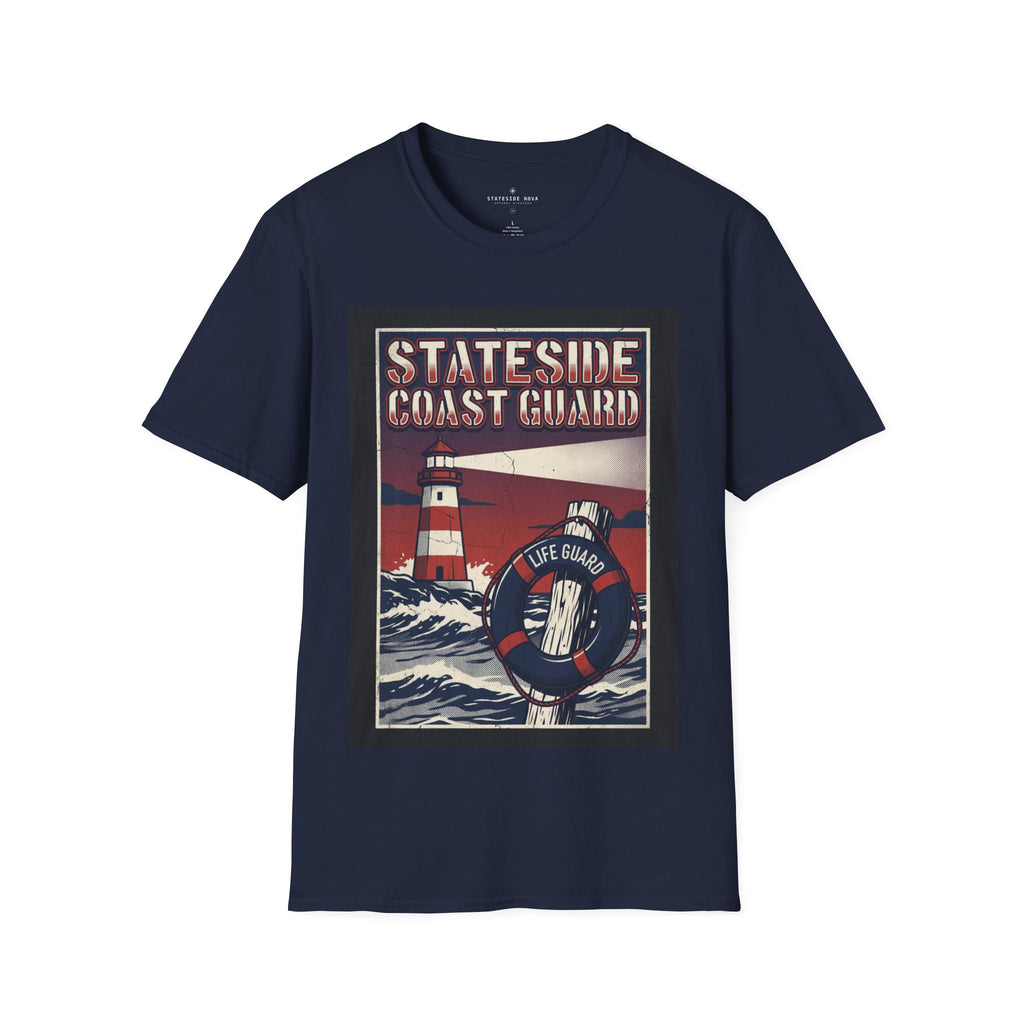 Stateside Coast Guard — Lighthouse & Life Ring Graphic Tee