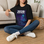 2028: The End of Ownership — Cyberpunk Statement Gamer T-Shirt