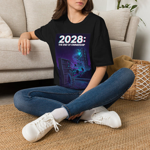 2028: The End of Ownership — Cyberpunk Statement Gamer T-Shirt