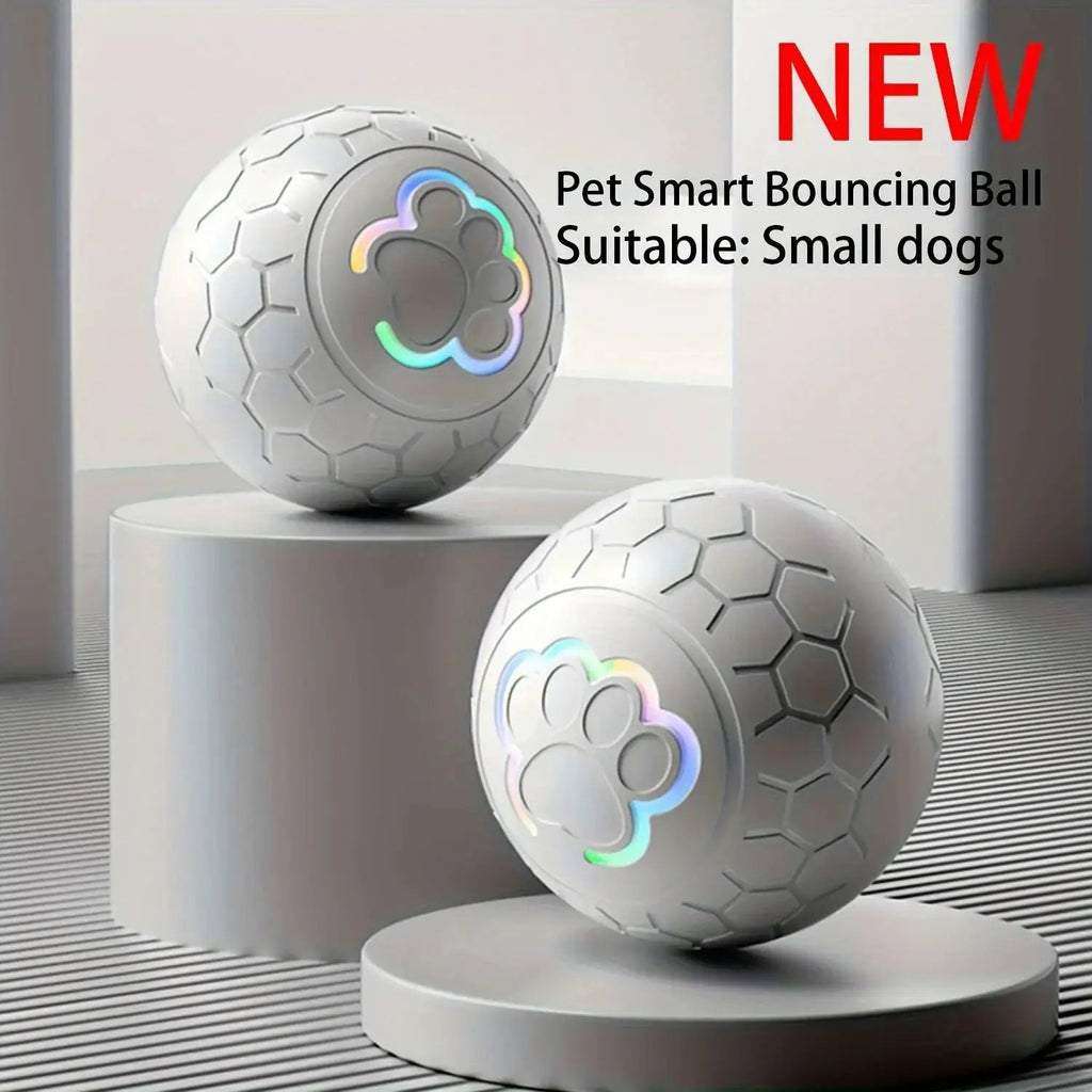 VIP Digital Presence Interactive Pet Toy Ball bite-resistant smart bouncing with paw-print glow (3 shown)