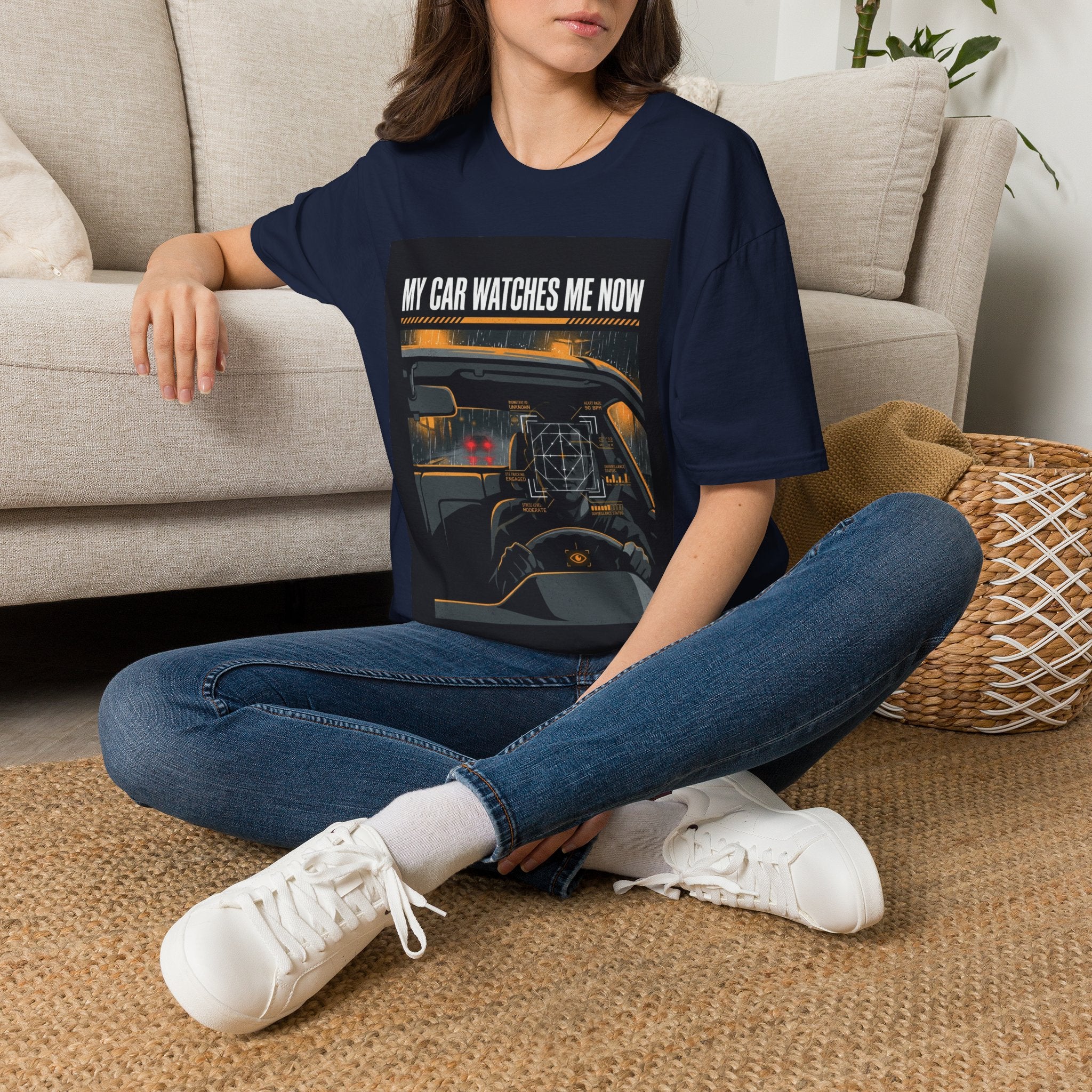 My Car Watches Me Now — Vehicle Privacy Awareness Tee