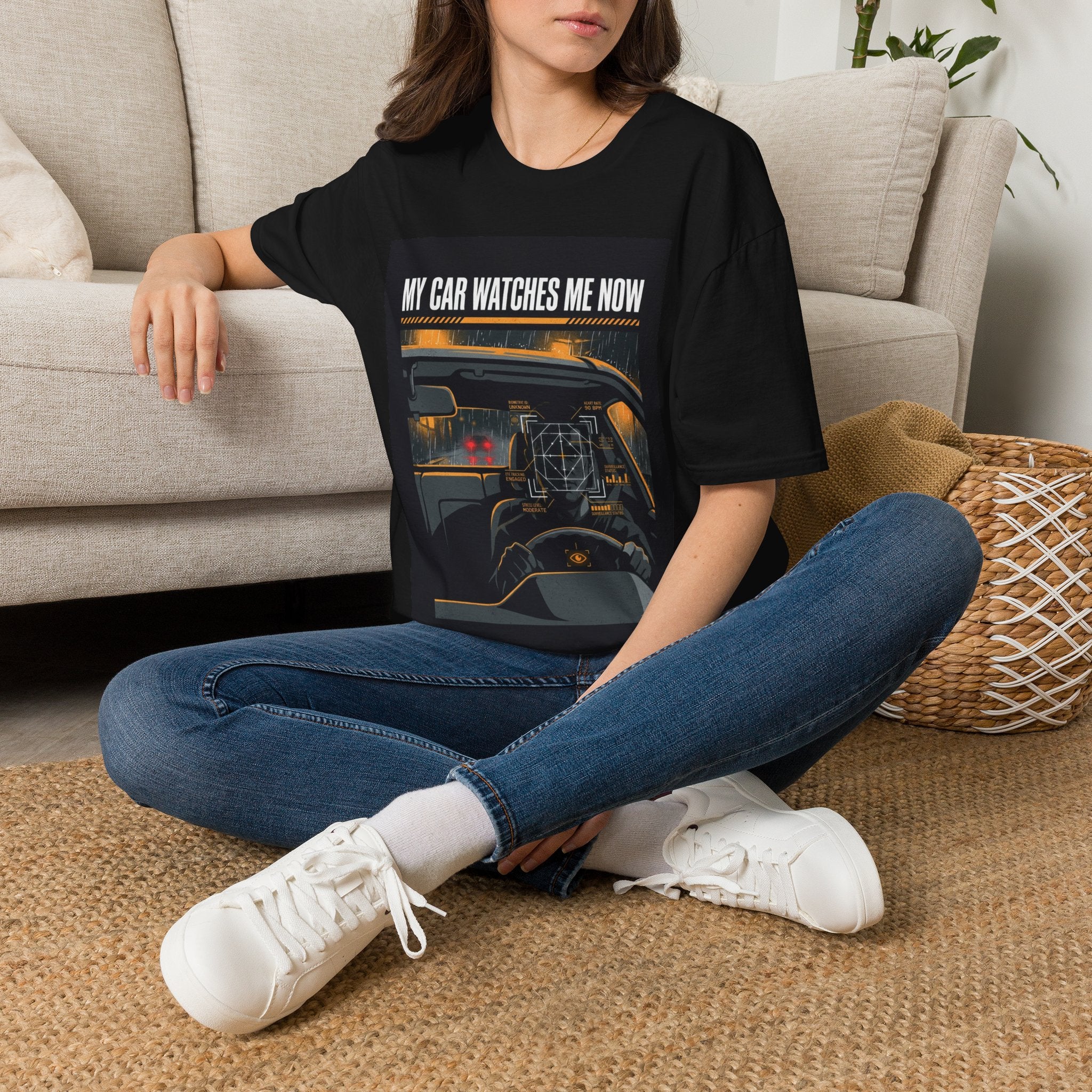 My Car Watches Me Now — Vehicle Privacy Awareness Tee