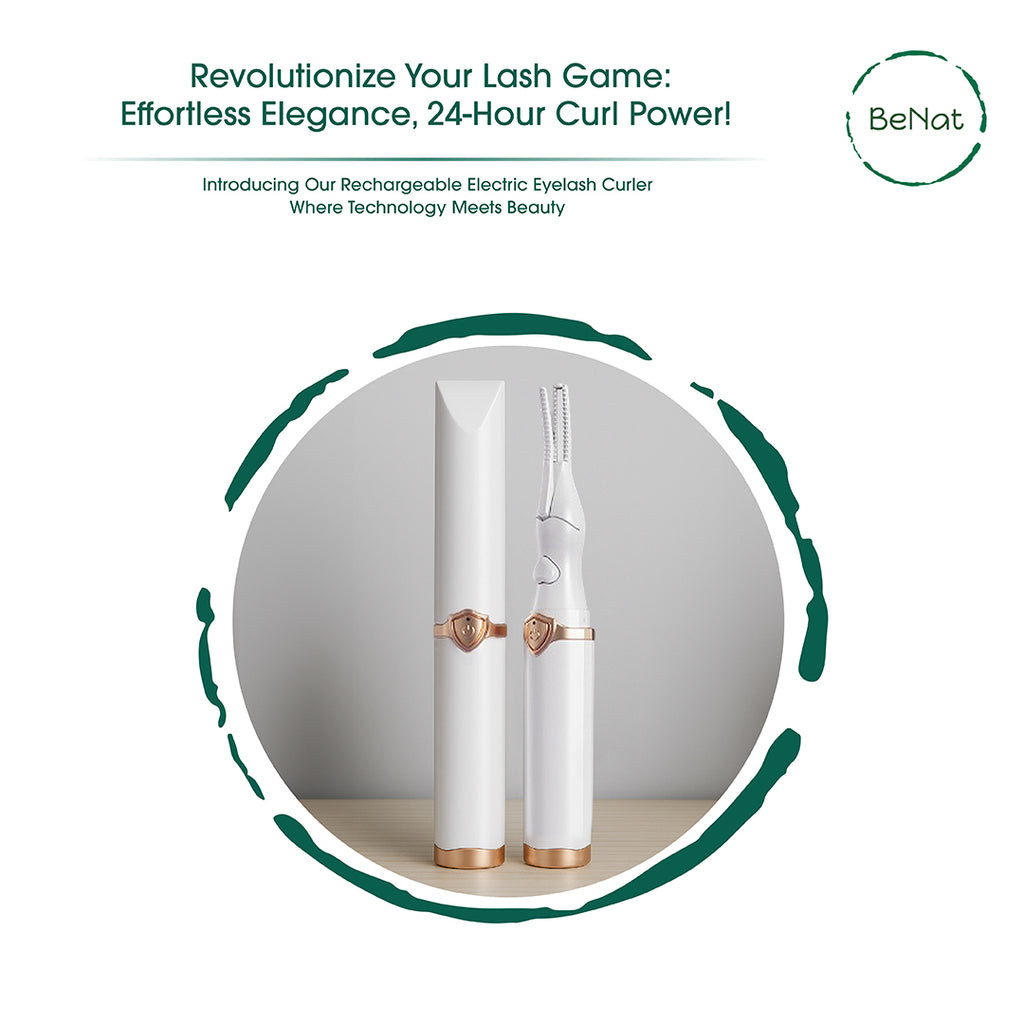 Rechargeable Electric Eyelash Curler With Gentle Heat For Long Lasting Curl by STATESIDE NOVA