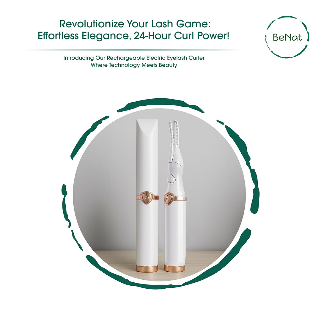 Rechargeable Electric Eyelash Curler With Gentle Heat For Long Lasting Curl by STATESIDE NOVA