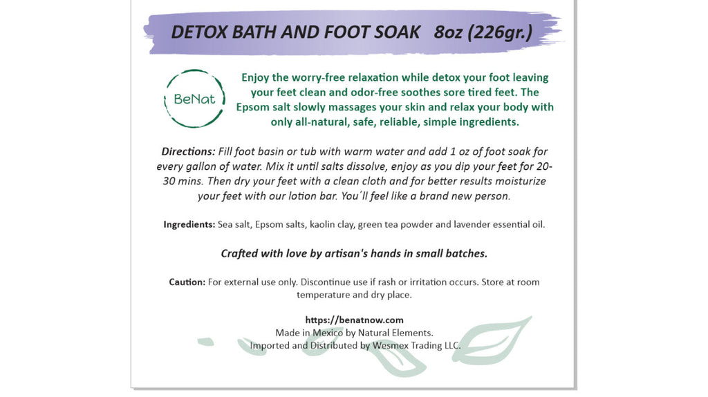 Bath And Foot Soak With Pure All Natural Salts For Sore Muscle Relief by STATESIDE NOVA