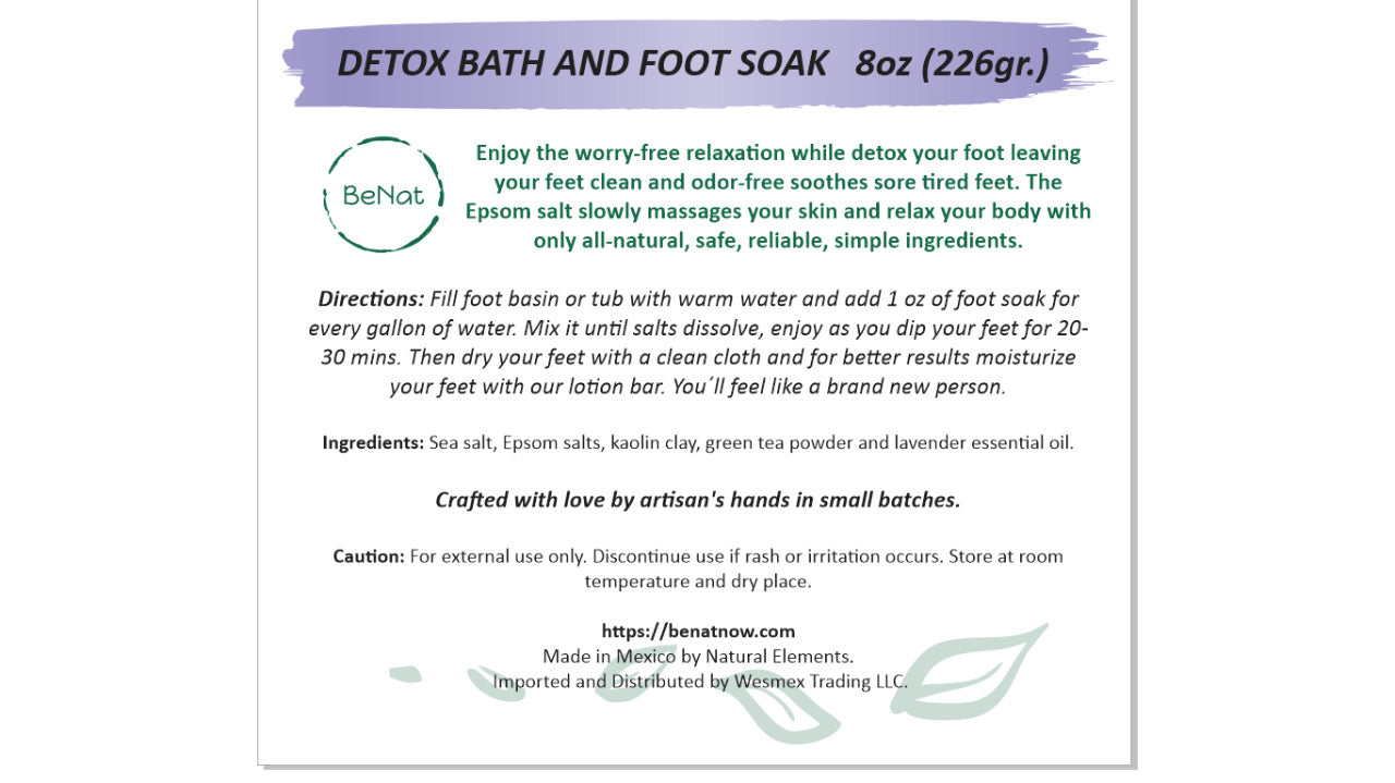 Bath And Foot Soak With Pure All Natural Salts For Sore Muscle Relief by STATESIDE NOVA