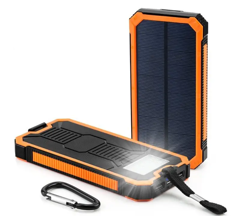 Waterproof Compact Solar Power Bank 10000mAh Battery Backup by STATESIDE NOVA