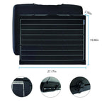 ACOPOWER PTP 100W solar panel set up outdoors.