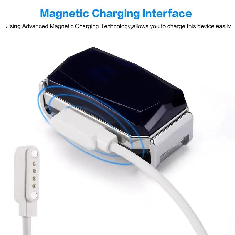 G12 Smart GPS pet tracker by VIP Digital Presence; mini waterproof collar device with magnetic charging interface