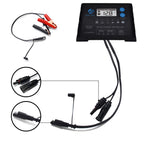 ProteusX 20A charge controller accessories including clips and connectors.