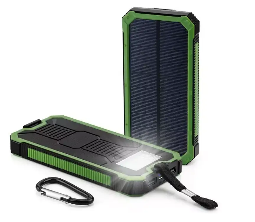 Waterproof Compact Solar Power Bank 10000mAh Battery Backup by STATESIDE NOVA