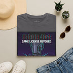 Error 404: Game License Revoked — Cyberpunk Statement Gamer T-Shirt