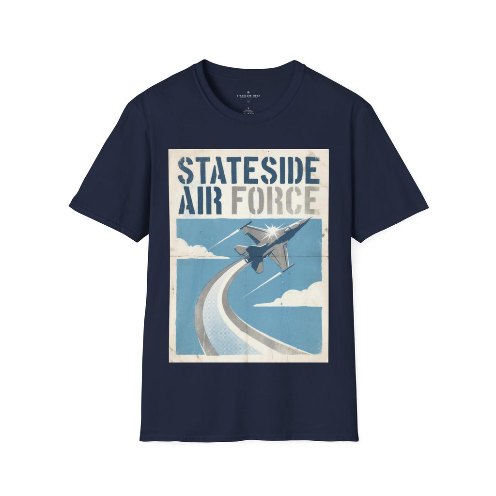 Stateside Air Force T-Shirt — Vintage Military Jet Graphic Tee