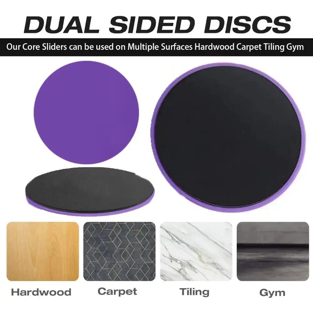 Core Exercise Sliders Set Of 2 For Ab Definition And Full Body Workouts by STATESIDE NOVA