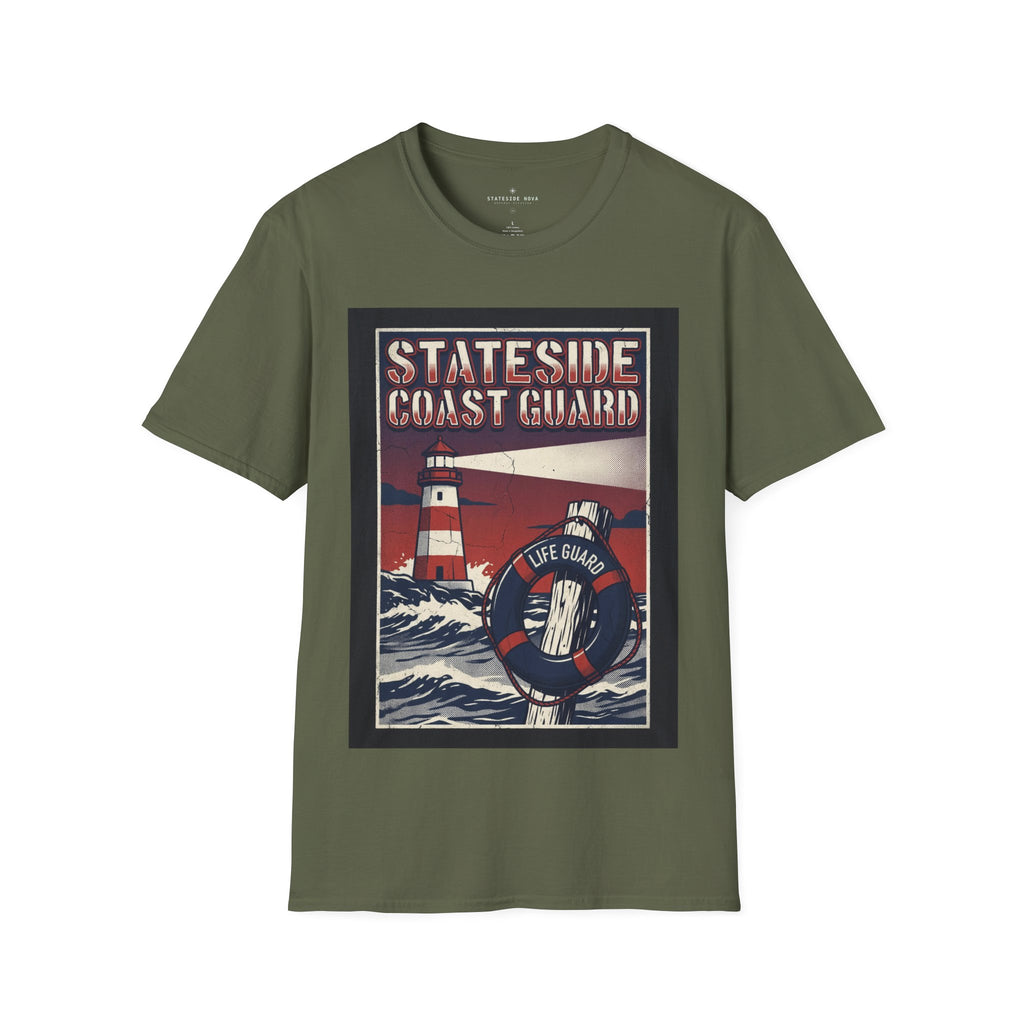 Stateside Coast Guard — Lighthouse & Life Ring Graphic Tee