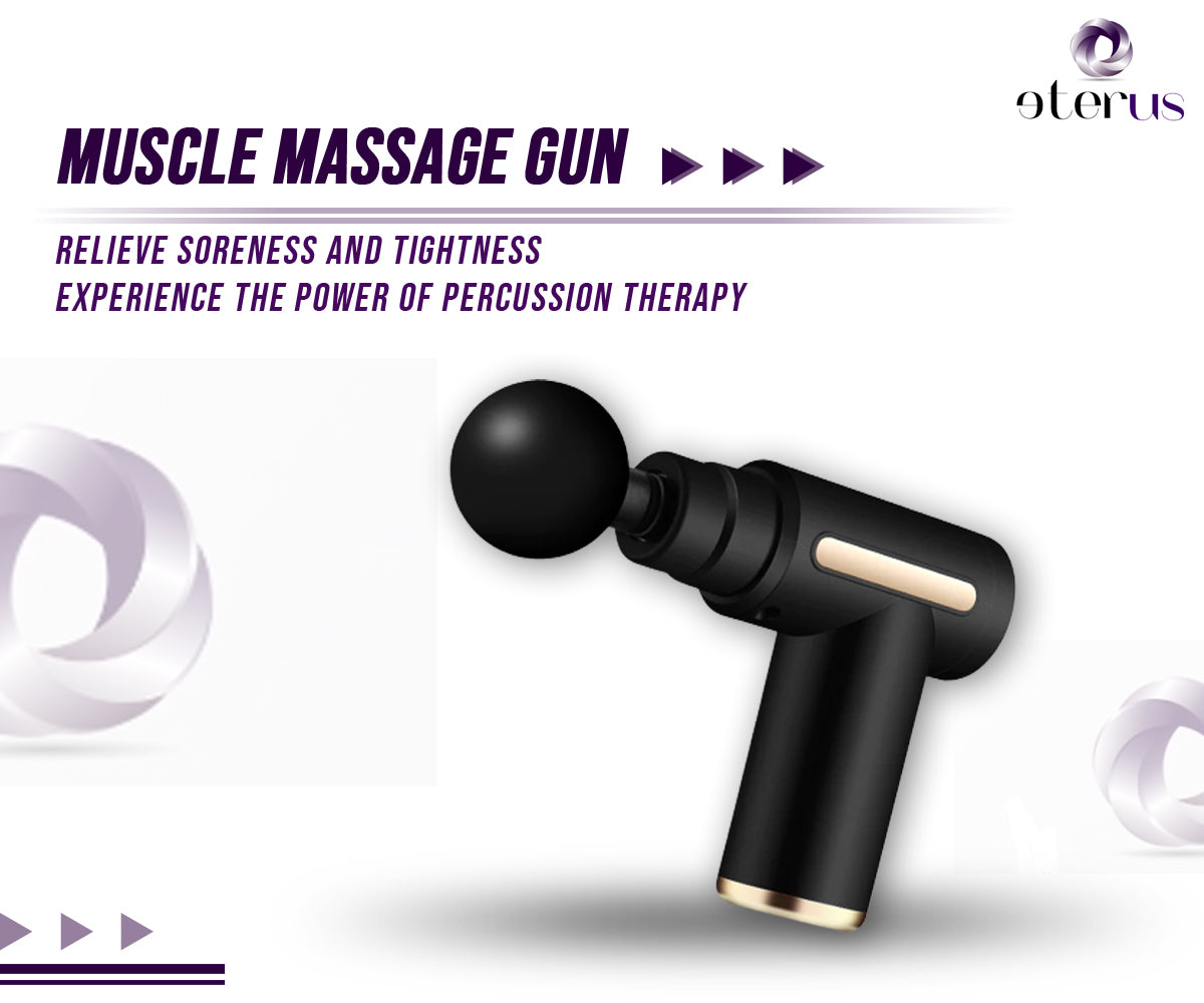 Cordless Muscle Massage Gun for Deep Percussion Therapy and Pain Relief by STATESIDE NOVA