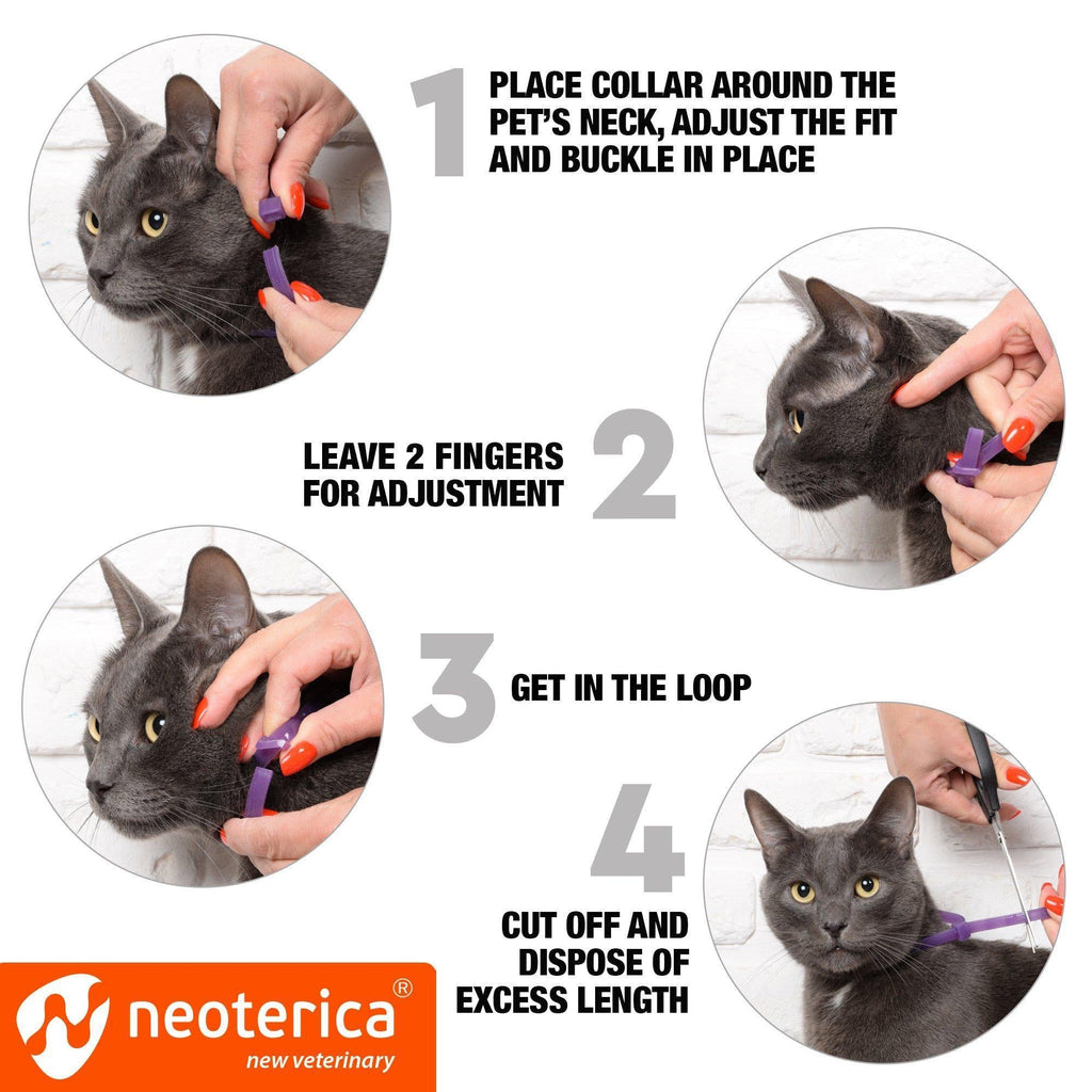 Cat Calming Collar Pheromone Anti Anxiety Relief for Cats by STATESIDE NOVA