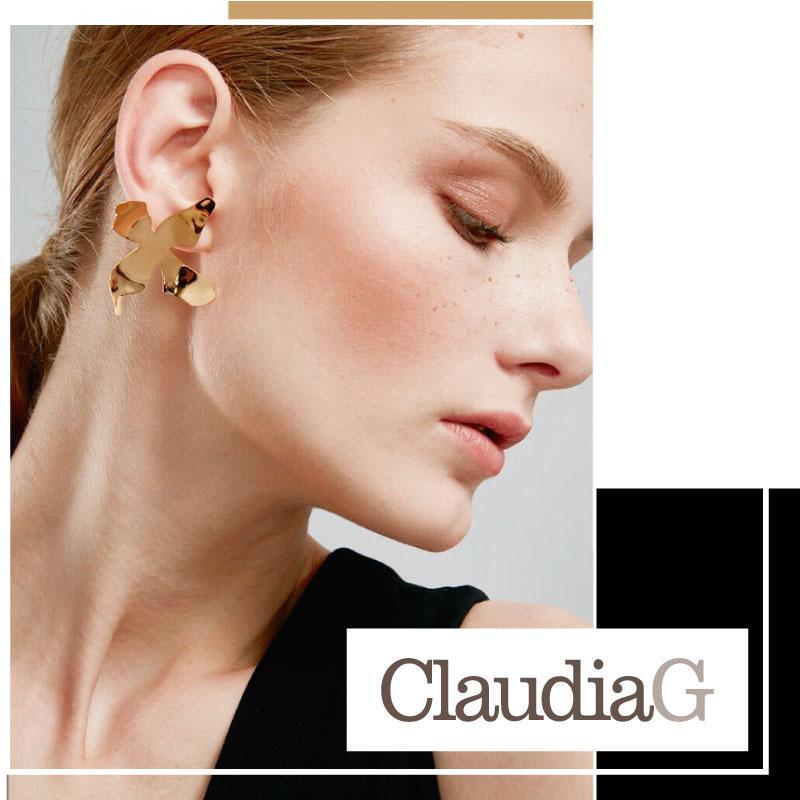 Amelia Floral Earrings Gold Silver Stainless Steel 1.5 Inch Post Back by STATESIDE NOVA