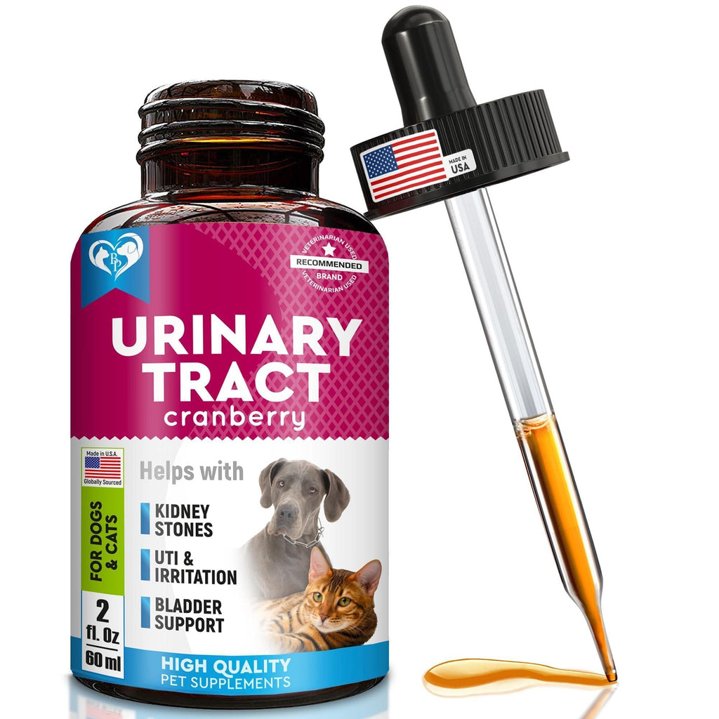 Natural UTI Drops For Cats And Dogs With Cranberry Relief by STATESIDE NOVA