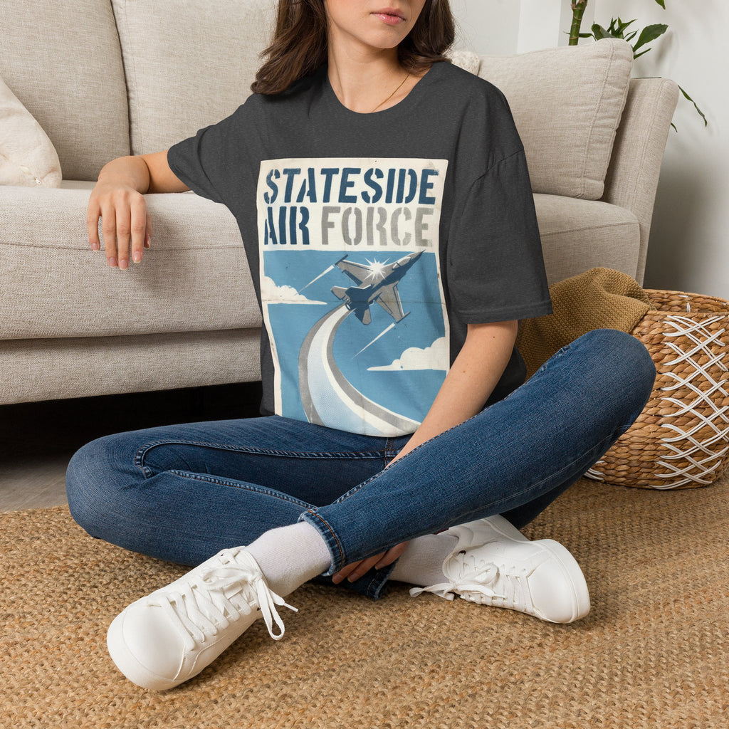 Stateside Air Force T-Shirt — Vintage Military Jet Graphic Tee