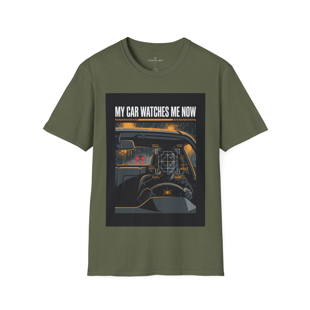 My Car Watches Me Now — Vehicle Privacy Awareness Tee
