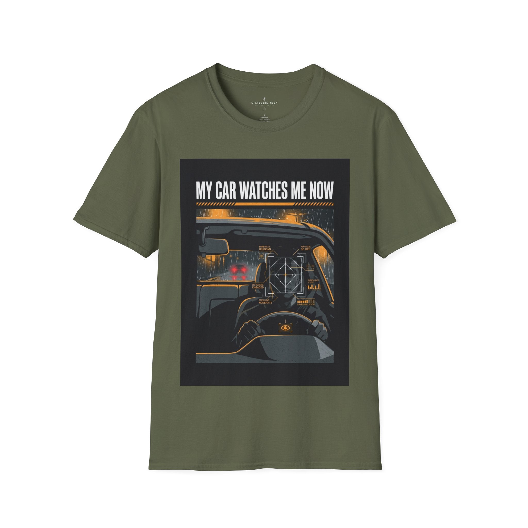 My Car Watches Me Now — Vehicle Privacy Awareness Tee