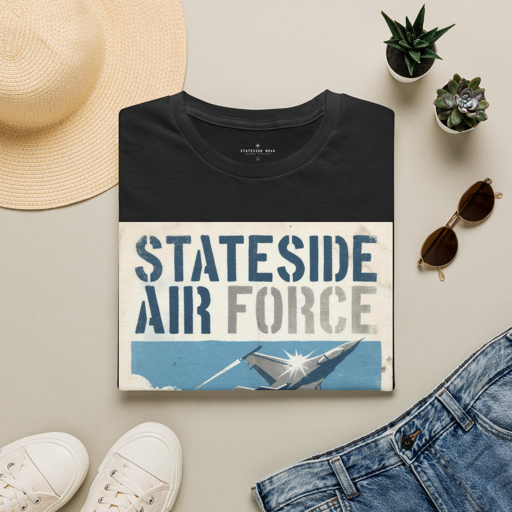 Stateside Air Force T-Shirt — Vintage Military Jet Graphic Tee