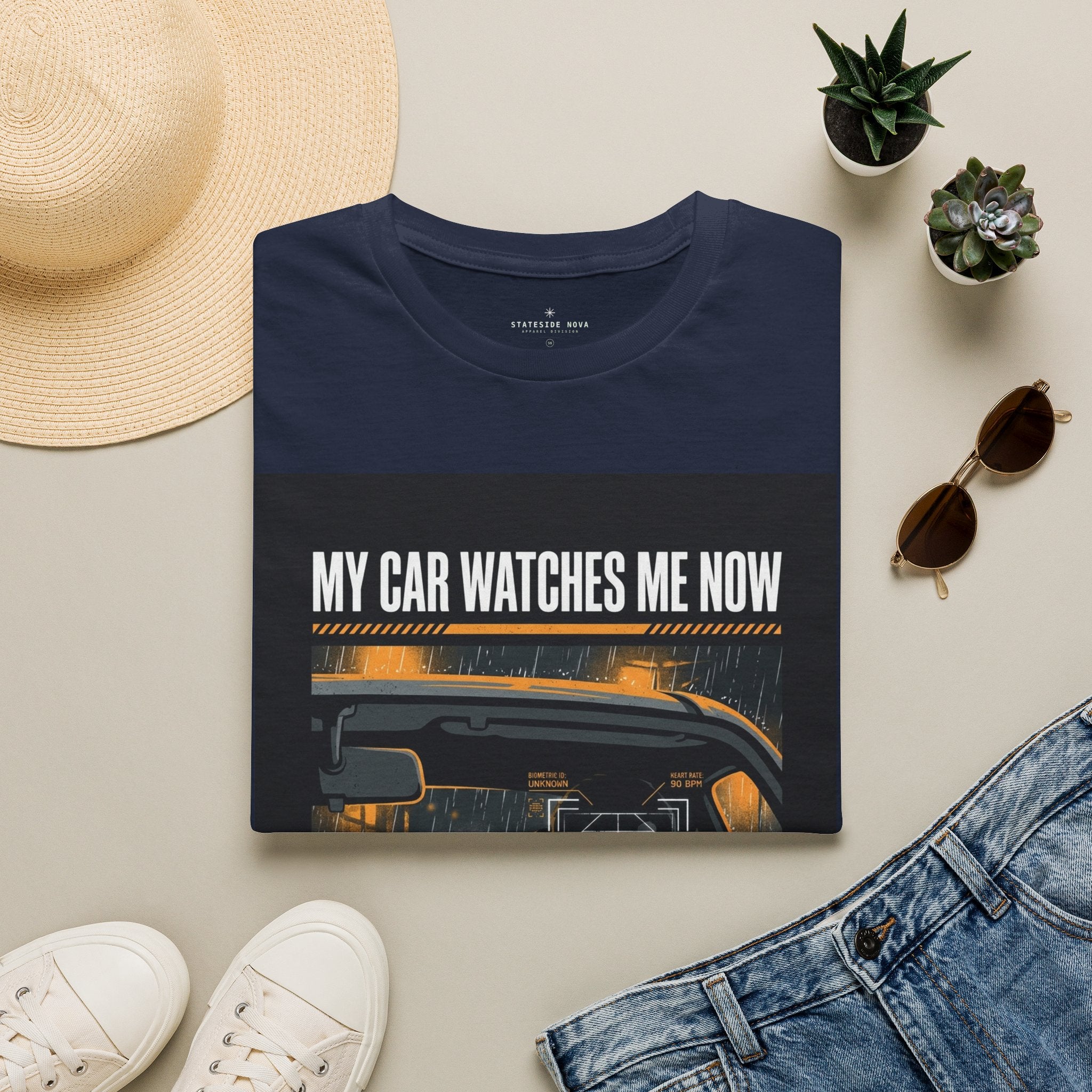My Car Watches Me Now — Vehicle Privacy Awareness Tee