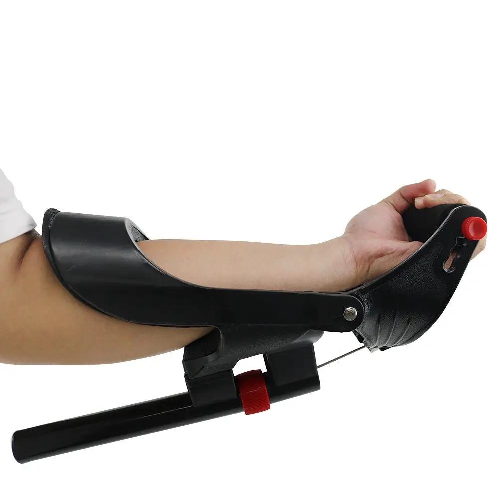 Hand grip exerciser trainer, adjustable anti-slip device