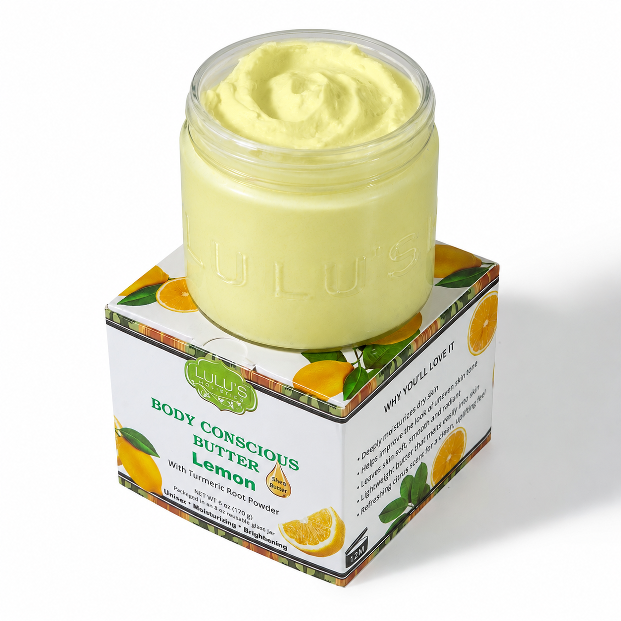 Lemon Turmeric Whipped Body Butter – Target Uneven Tone & Glow