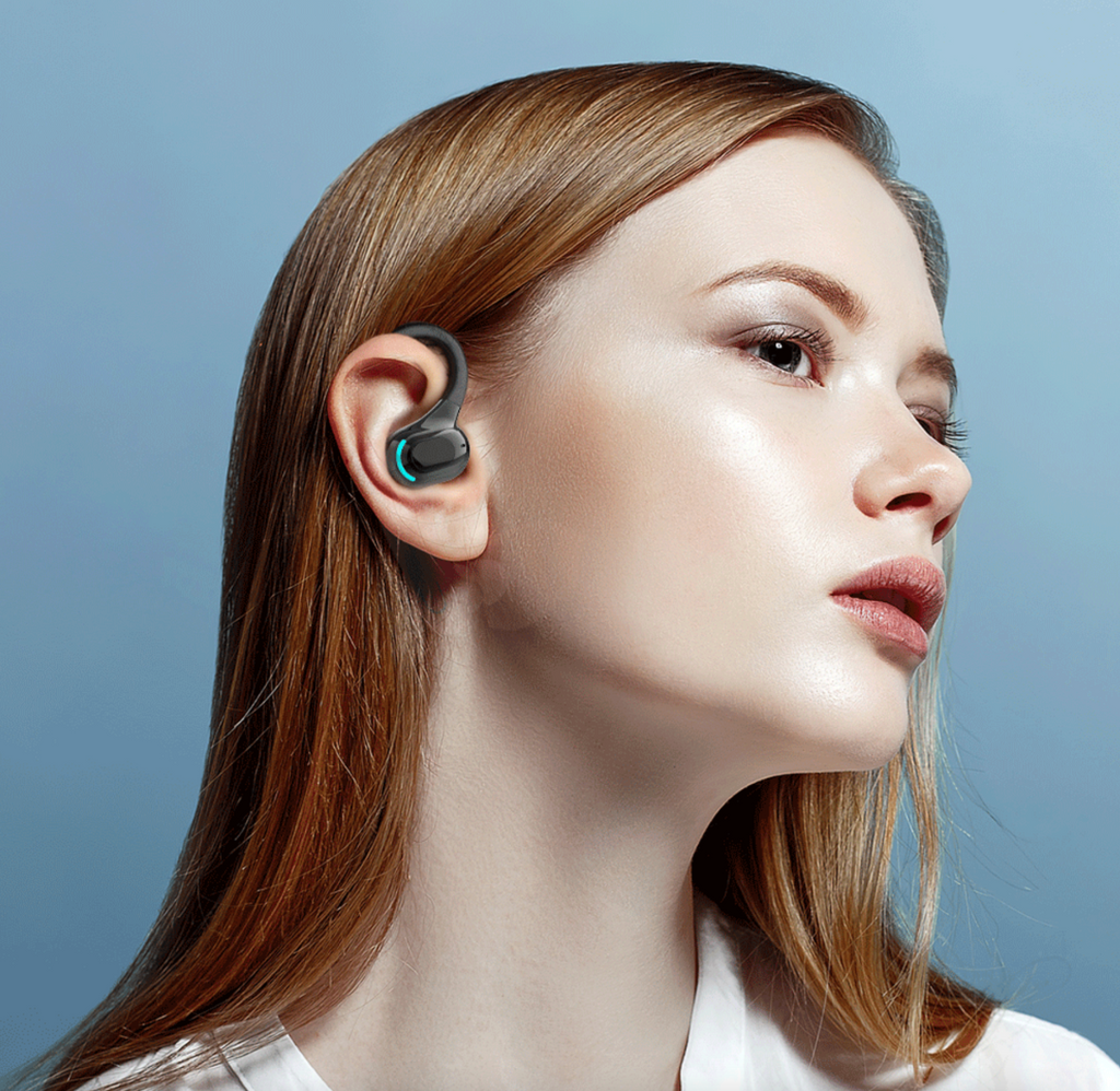 Bluetooth 5.1 Wireless Earbuds With Ear Hook Stereo Headphones by STATESIDE NOVA
