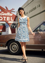 Santorini Collared Dress