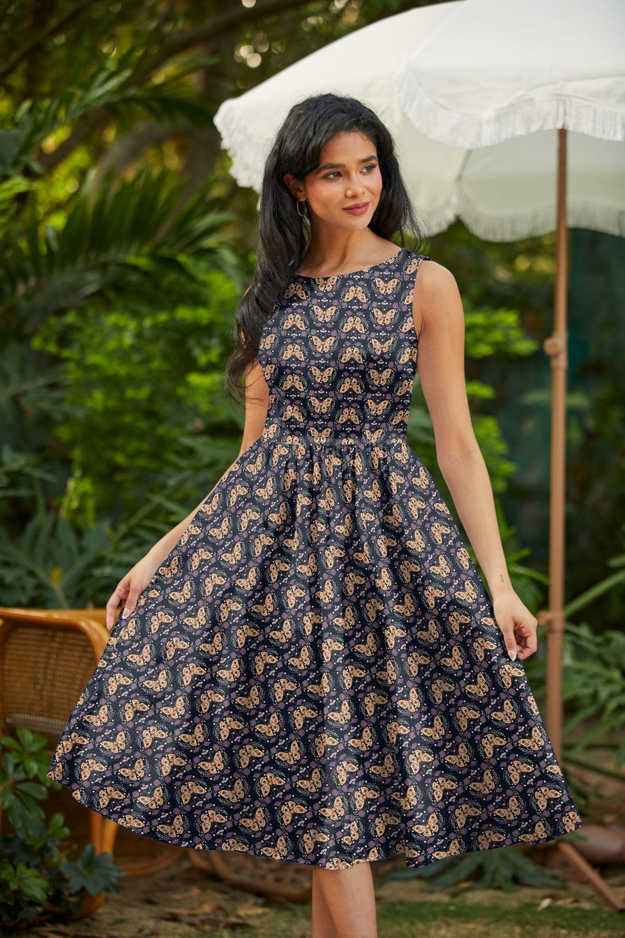 Moth Midi Dress