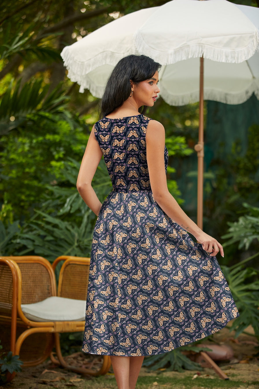 Moth Midi Dress